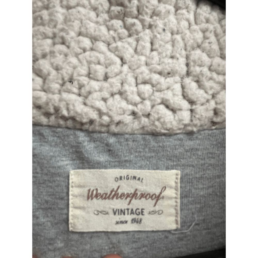 Weatherproof Vintage Womens Frosty Tipped Sherpa 1/4 Zip Sweater Red Size Medium - Picture 3 of 7
